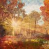 L'automne lumineux 20x30 myriam fischer acrylique galerieartcolor atelier31 weitbruch