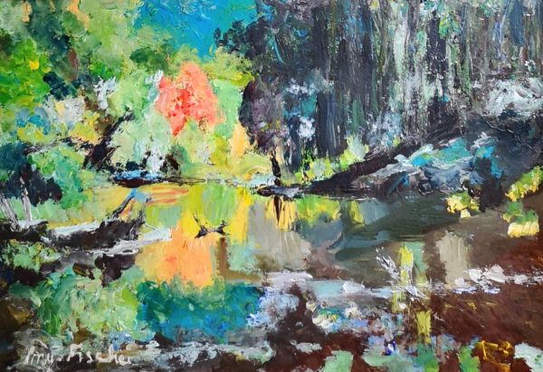 Reflets-acrylique-30x21-galerie-artcolor-myriam-fischer-weitbruch